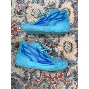 Puma MB.01 LaMelo Ball ROTY Boys Size 12C Teal Blue Basketball Shoes